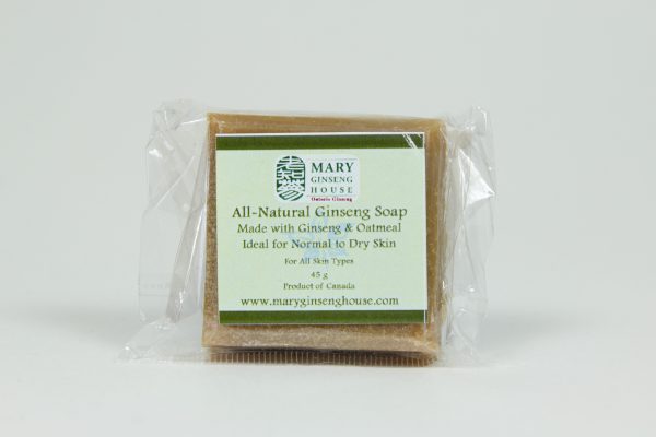 Hand-made Ginseng Oatmeal Soap (45 g) Hand-made Ginseng Oatmeal Soap (45 g)